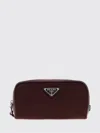 Prada Folder Men In Burgundy