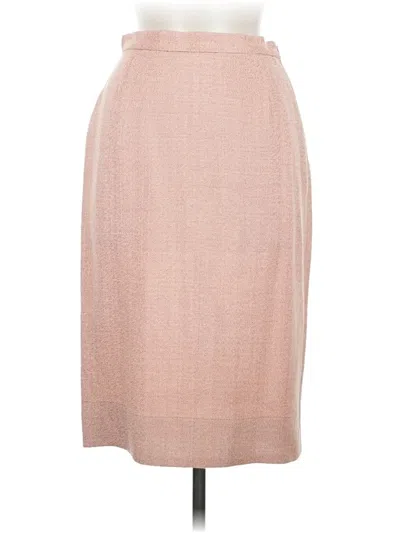 Pre-owned Prada Formal Skirt In Orange