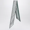 Prada Geometric Print Silk Ribbon Scarf