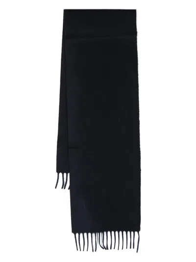 Prada Kaschmirschal Mit Fransen In Black