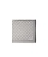 Prada Silk And Wool Shawl In Black/chalk White