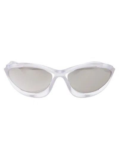 PRADA PRADA FROSTED CRYSTAL NYLON SUNGLASSES
