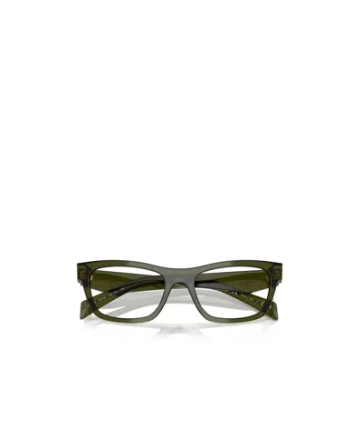 Prada Full-frame Flat Mirror In Green