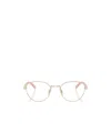 Prada Full-frame Flat Mirror In Nude