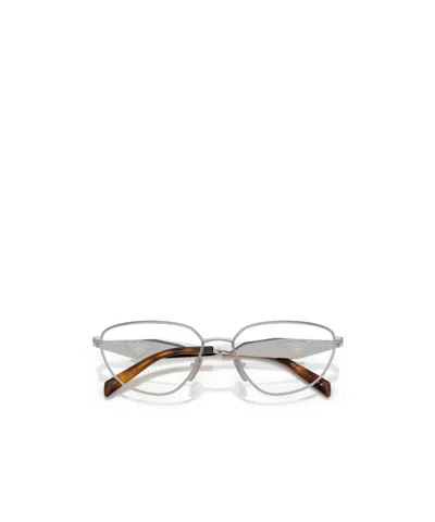 Prada Full Frame Glasses In Gray