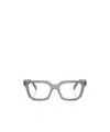 Prada Full-frame Plain Glasses In Gray