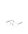 Prada Full Frame Plain Mirror In Gray