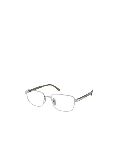 Prada Full Frame Plain Mirror In Gray