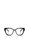 Prada Full Frame Plain Mirror In Black
