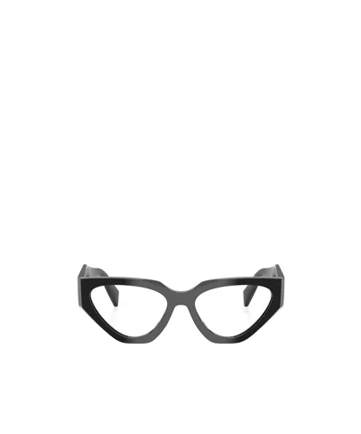 Prada Full-frame Plain Mirror In Black
