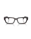 Prada Full-frame Plain Glasses In Black