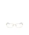 Prada Full Frame Plain Mirror In Brown