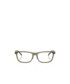 Prada Full Frame Plain Mirror In Brown