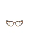 Prada Full-frame Plain Mirror In Brown