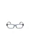 Prada Full Frame Plain Mirror In Brown