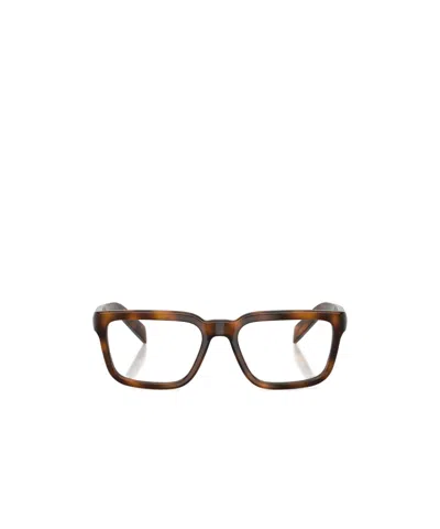 Prada Full Frame Plain Mirror In Black
