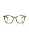 Prada Full Frame Plain Mirror In Brown