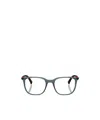 Prada Linea Rossa Ps 04rv Czh1o1 Blu Trasparente Glasses In Gray