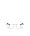 Prada Full Frame Plain Mirror In Gray