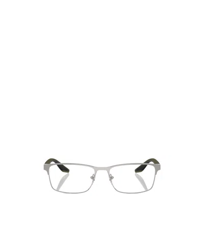 Prada Full Frame Plain Mirror In Gray