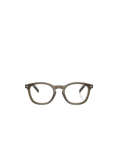 Prada Full-frame Plain Mirror In Gray
