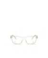 Prada Pr B01v 19x1o1 Trasparente Giallo Chiaro Glasses In Transparent