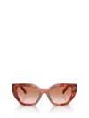 Prada Sunglasses Woman Beige In Brown