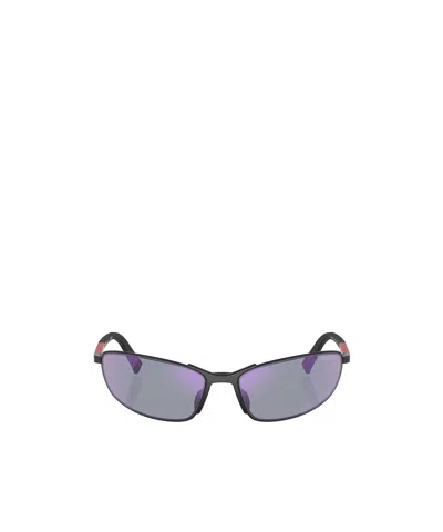 Prada Full Frame Sunglasses In Gray