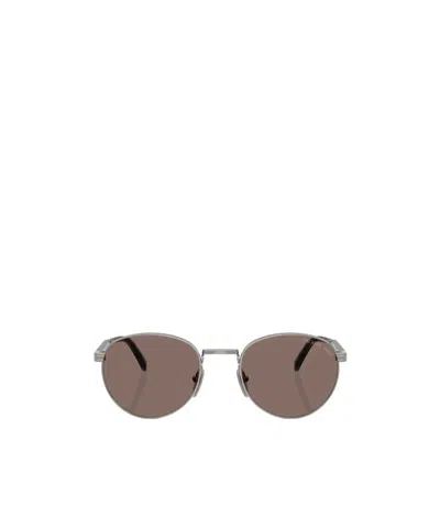 Prada Full Frame Sunglasses In Brown