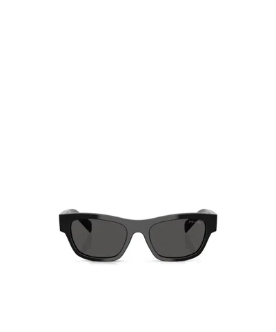 Prada Acetate Prb09s Sunglasses In Black