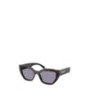 Prada Full Frame Sunglasses In Black