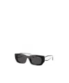 Shop Prada Full Frame Sunglasses In Black
