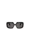 Prada 55mm Square Sunglasses In Black