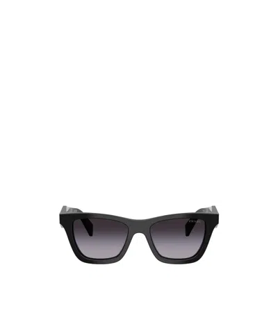 PRADA GEOMETRIC-FRAME SUNGLASSES