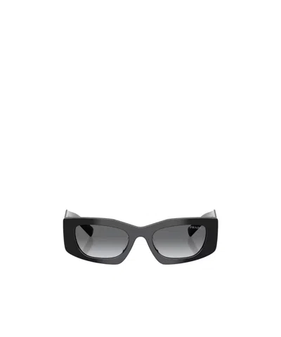 Prada Full Frame Sunglasses In Blue