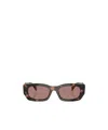 Prada Full Frame Sunglasses In Brown