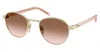 Prada Full Frame Sunglasses In Brown