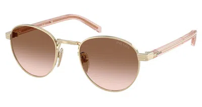 Prada Full Frame Sunglasses In Brown