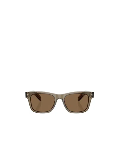 Prada Full Frame Sunglasses In Brown