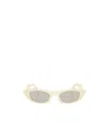 Prada 0pr B16s Angular Cat-eye Sunglasses In Neutral