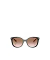 Prada Full Frame Sunglasses In Brown