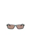 Prada Full Frame Sunglasses In Gray