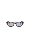 Prada Full Frame Sunglasses In Brown