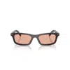 Prada Full Frame Sunglasses In Brown