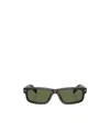 Prada Pr B11s 17n20g Root Tartarugato Sunglasses In Green