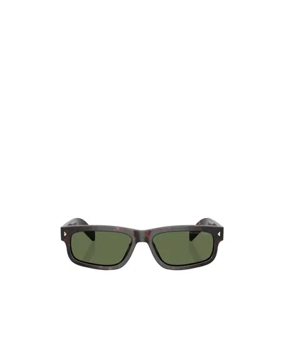 PRADA PRADA EYEWEAR RECTANGULAR FRAME SUNGLASSES