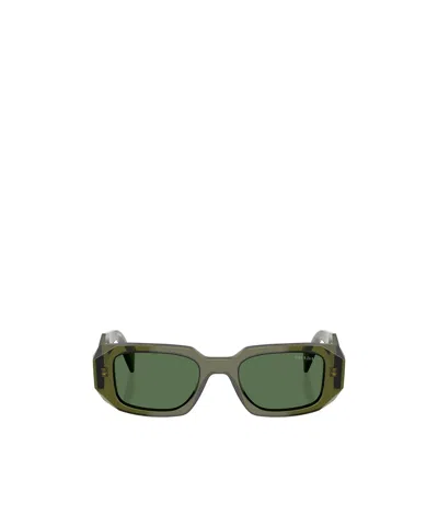 PRADA PRADA EYEWEAR RECTANGULAR FRAME SUNGLASSES
