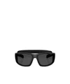 Prada Full Frame Sunglasses In Matte Black