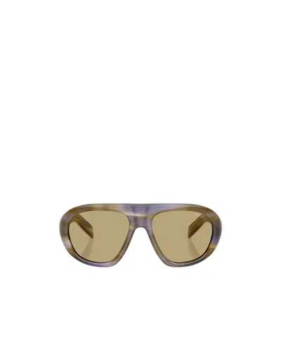 PRADA PRADA EYEWEAR OVERSIZED PILOT SUNGLASSES