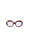 Prada Full Frame Sunglasses In Neutral